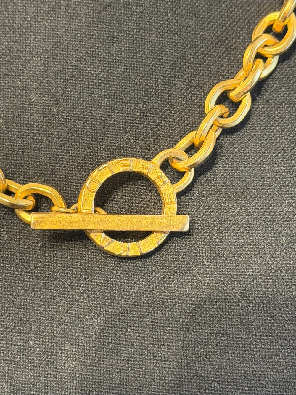 Authentic Karl Lagerfeld Gold Chain Necklace - Picture 2 of 6
